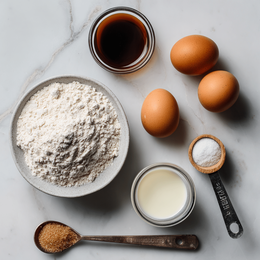Ingredients for sugar free cupcakes