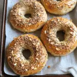 almond flour bagels fresh and golden