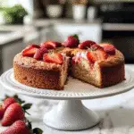 Full gluten free sugar free strawberry cake