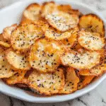 cottage cheese chips recipe card photo